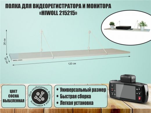 Полка для видеорегистратора и монитора