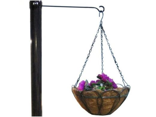 Кронштейн для кашпо с цветами на трубу диаметром 50 мм