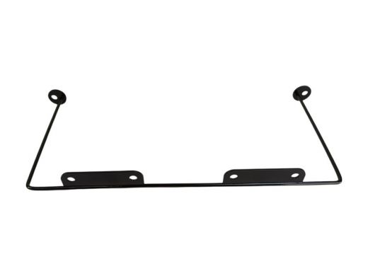 Кронштейн для подвесной полки, высота 15см, ширина 32см, черный НАБОР 1шт 