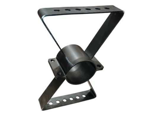 Кронштейн широкий для двух прожекторов на трубу диаметром 50мм