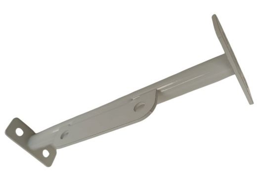 Кронштейн для скрытого крепления полок и панели, 12х165мм, серый, 1шт 