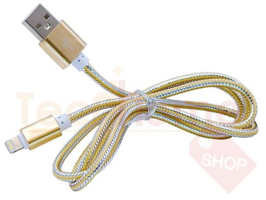 Шнур USB / Lightning (iPhone) Орбита KM-17  1м USB 2А
