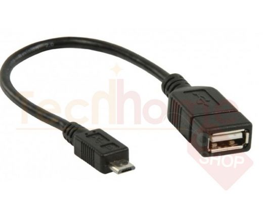 Переходник USB Орбита SB-1013  (штекер microUSB - гнездо USB) 10см/20/2000