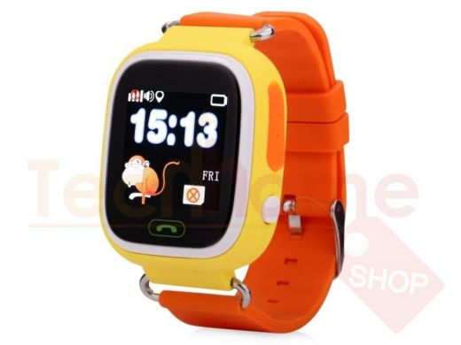 Часы детские с GPS GP-01 (Желтые)/100