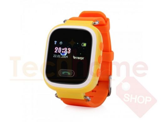 Часы детские с GPS GP-02 (Желтые)/100