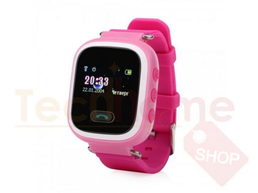Часы детские с GPS GP-02 (Розовые)/100