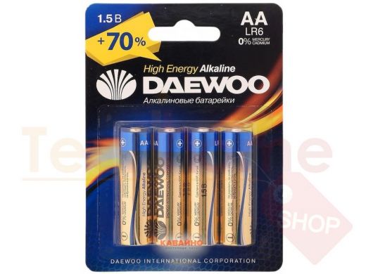 Батарейка LR6  Daewoo HIGH Energy BL-4