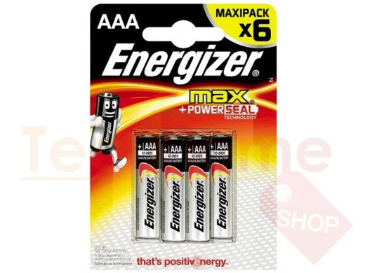 Батарейка LR03  Energizer MAX  BL-6