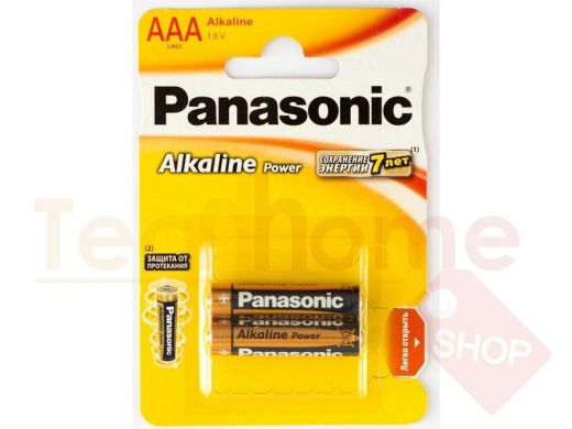 Батарейка LR03  Panasonic Alkaline  BL-2