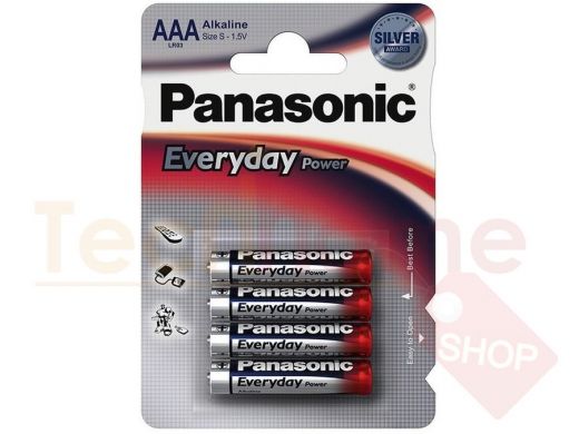 Батарейка LR03  Panasonic EVERYDAY  BL-4