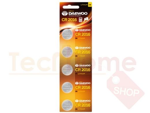 Элементы питания  CR2016  Daewoo  CR2016 BL-5