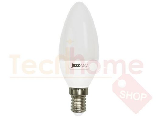 Светодиодная лампа JazzWay PLED-ECO  C37 5W  4000К 400Lm E14