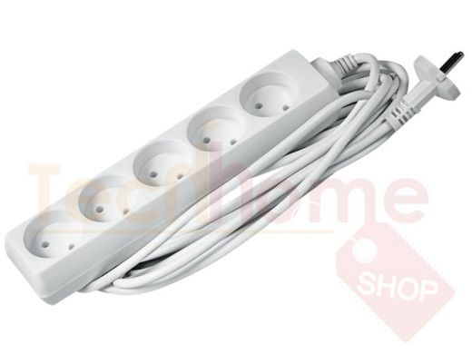 Сетевой удлинитель  JaZZway  EX-05-500 (5 роз.5,0 м) 10А, Макс.нагрузка 2200Вт