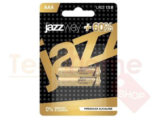 Батарейка LR03  JAZZway PREMIUM  Alkaline BL-2