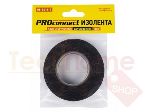 Изолента  16,4метров  110г  х/б  двухсторонняя  Proconnect