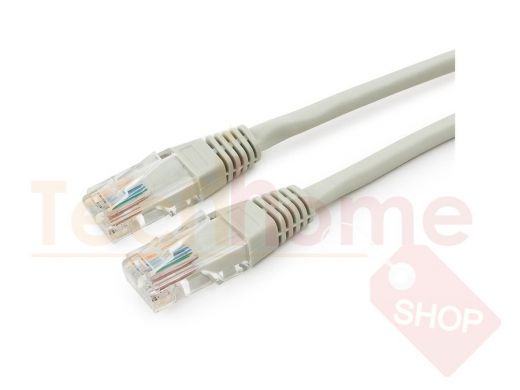 Патч-корд Cablexpert PP12-1m кат.5e, 1м, UTP литой, многожильный (серый) PP12-1m