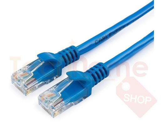 Патч-корд Cablexpert PP12-1.5M/B кат.5e, 1.5м, UTP литой, многожильный (синий) PP12-1.5M/B