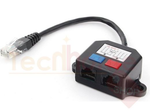 Разветвитель NCA-SP-01A UTP 1 порт RJ45 (T568A/T568B) -> 2 порта RJ45 10/100 BASE-T NCA-SP-01A