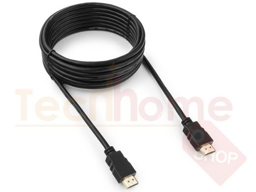 Шнур  HDMI / HDMI  5м  Гарнизон GCC-HDMI-5M, 5м, v1.4, M/M, черный, пакет GCC-HDMI-5M