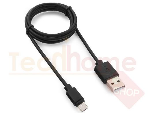 Кабель микро USB (AM/microBM)  1.0 м Pro Гарнизон GCC-mUSB2-AMBM-1M, USB 2.0, черный