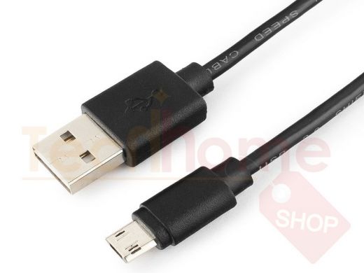 Кабель микро USB (AM/microBM)  1.8 м Cablexpert CC-mUSBDS-6, двусторонние разъемы, USB 2.0