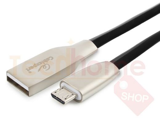 Кабель микро USB (AM/microBM)  0.5 м Cablexpert CC-G-mUSB01Bk-0.5M, USB 2.0,серия Gold,черный