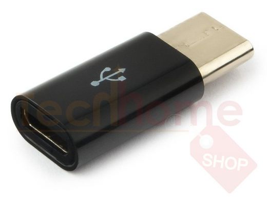Переходник USB Cablexpert A-USB2-CMmF-01, USB Type-C/USB MicroB (F), пакет A-USB2-CMmF-01