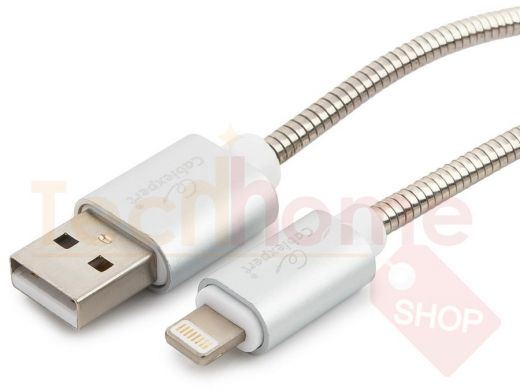 Шнур USB / Lightning (iPhone) Cablexpert CC-G-APUSB02S-1.8M серебро