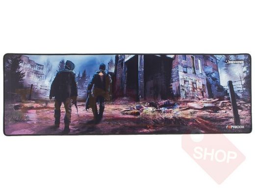 Коврик для мыши Гарнизон GMP-300,игровой,дизайн- игра Survarium,ткань/резина,размеры 864 x 279 x3мм