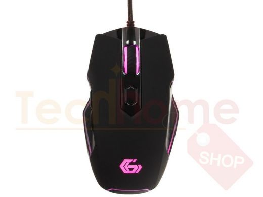 Мышь проводная GEMBIRD MG-740, игровая,USB, 5 кнопок+колесо-кнопка,сенсор Avago, 4000 DPI