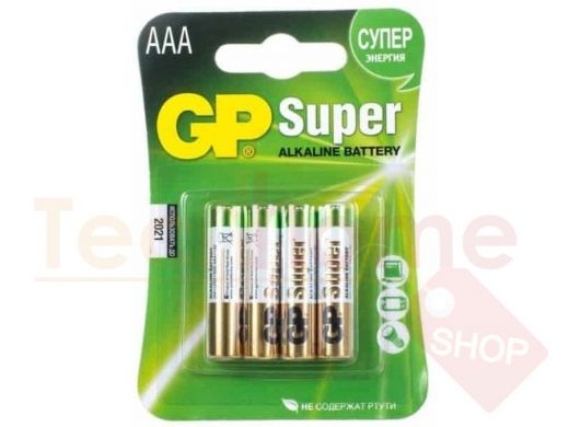 Батарейка LR03  GP (24A) BL-4