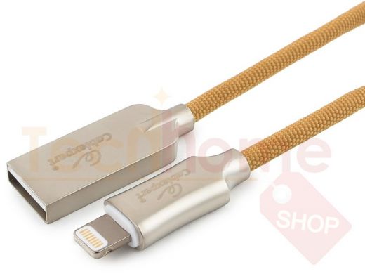 Шнур USB / Lightning (iPhone) Cablexpert CC-P-APUSB02Gd-1.8M, MFI, AM, серия Platinum, длина 1.8м,