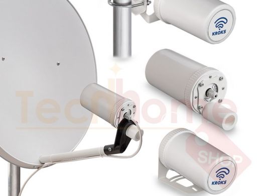 Облучатель МИМО с 4G роутером  AP-221WP-Pot (Rt-Pot sHwt) с модемом Huawei E3372 для тарелки, LAN