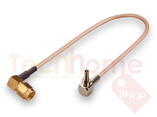 Пигтейл CRC9-SMA(male) угловой