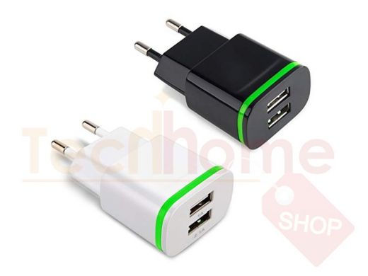 Зарядное устройство с 2-мя USB  Орбита BS-2081  (5В, 2100mA)