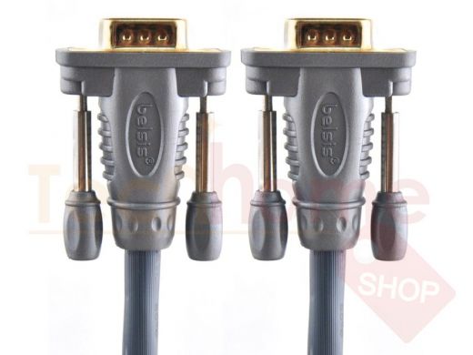 Кабель VGA/SVGA вилка <--> VGA/SVGA вилка, GOLD, 1.8 м.   BGL1144