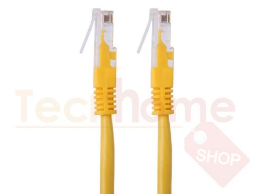 Патч-корд SP3052  1 метр  UTP RJ-45 кат.5E, вилка - вилка, 1.0 м., желтый
