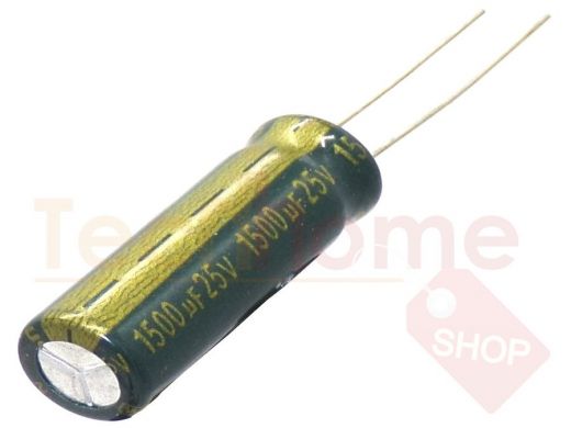 Конденсатор электролитический  1500mf x 25V   Jamicon 105 10*28 WL