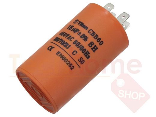 Конденсаторы пусковые    15,0mf x 450 VAC +-5%/50Hz(60Hz)CBB-60 клеммы
