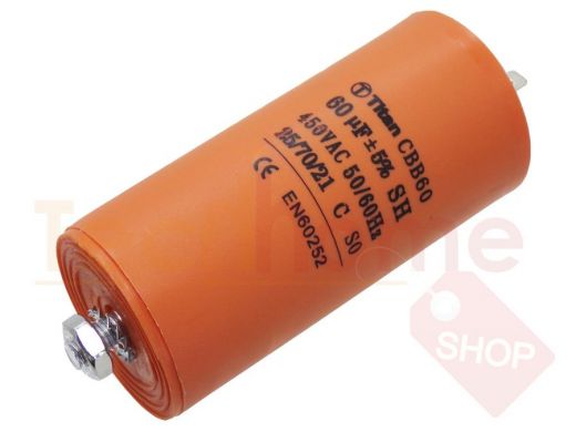 Конденсаторы пусковые    60,0mf x 450 VAC +-5%/50Hz(60Hz)CBB-60M клеммы/болт