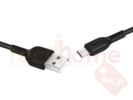 .Кабель микро USB (AM/microBM)  HOCO X20 2метра чёрный  Micro Cable 2.4A USB кабель для Android