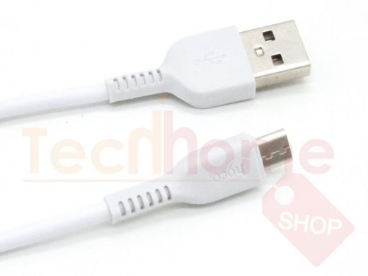 Кабель микро USB (AM/microBM)  HOCO X20 3метра белый  Micro Cable 2.4A USB кабель для Android
