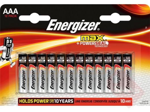 Батарейка LR03  Energizer Max  BL-12