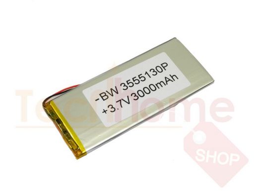 Аккумулятор универсальный 3,5/55/130мм (3.7v) 3500mAh