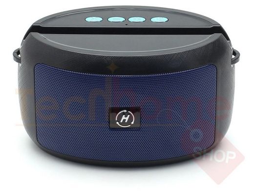 Колонка Bluetooth  H11, Bluetooth+MicroSD+USB, синяя