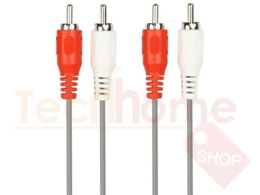 Шнур 2тюльпана / 2тюльпана  3м Smartbuy 2RCA - 2RCA,  в пакете