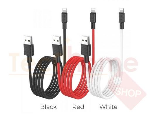 Шнур USB / Lightning Hoco X29 Premium, (100см), красный