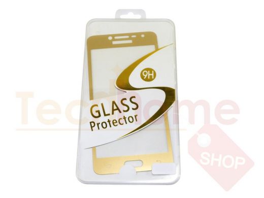 Защитное стекло Samsung Galaxy J7 Prime, G610, Full Glass - Base G, золотой