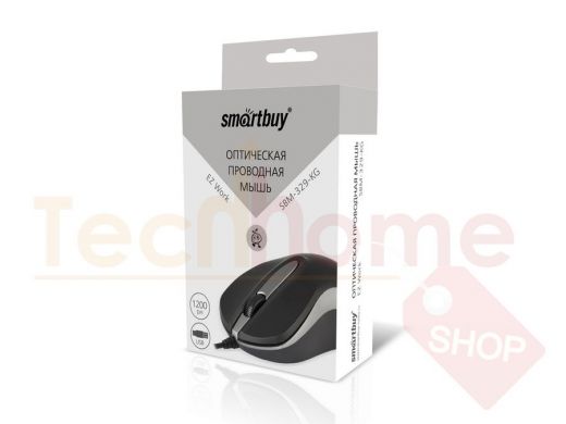 Мышь проводная Smartbuy ONE 329 черно-серая (SBM-329-KG) / 100