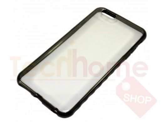 Чехол iPhone 6/6S Plus, Strong, пластик, ребристый, черный